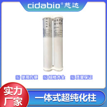 一体式超纯化柱超纯水系统终端精制纯化柱预处理柱超纯水耗材滤芯