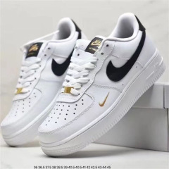 &▪AF1黑金迷你金钩男女情侣小白鞋休闲运动潮流板鞋
