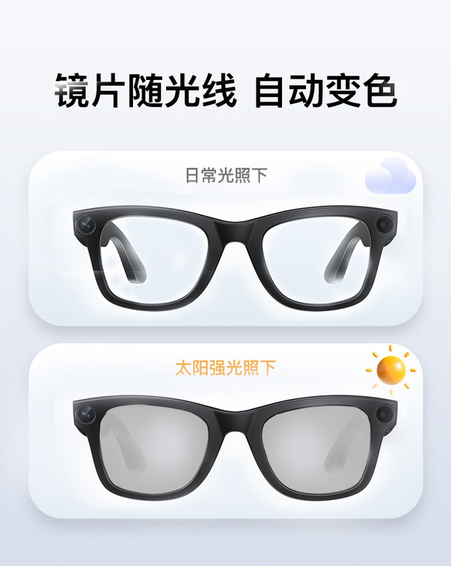 800W高清防抖智能摄像录像蓝牙眼镜摄像头拍照拍摄识别翻译眼镜|undefined