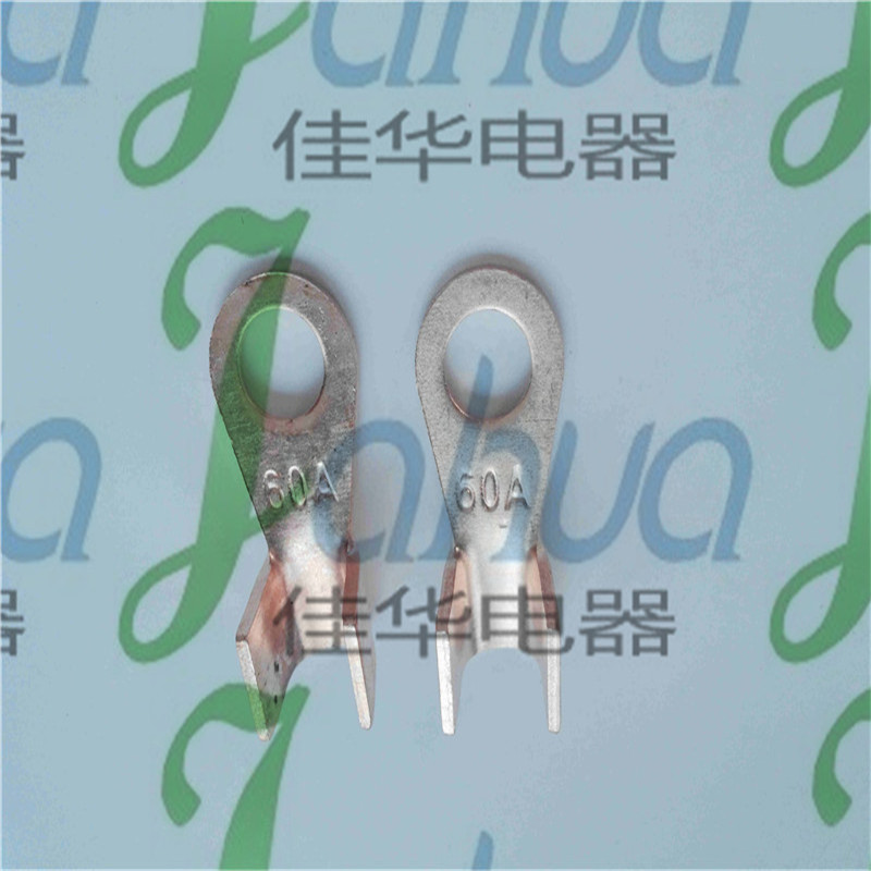 OT-60A 铜开口鼻子 圆形裸端子 铜接头 B级