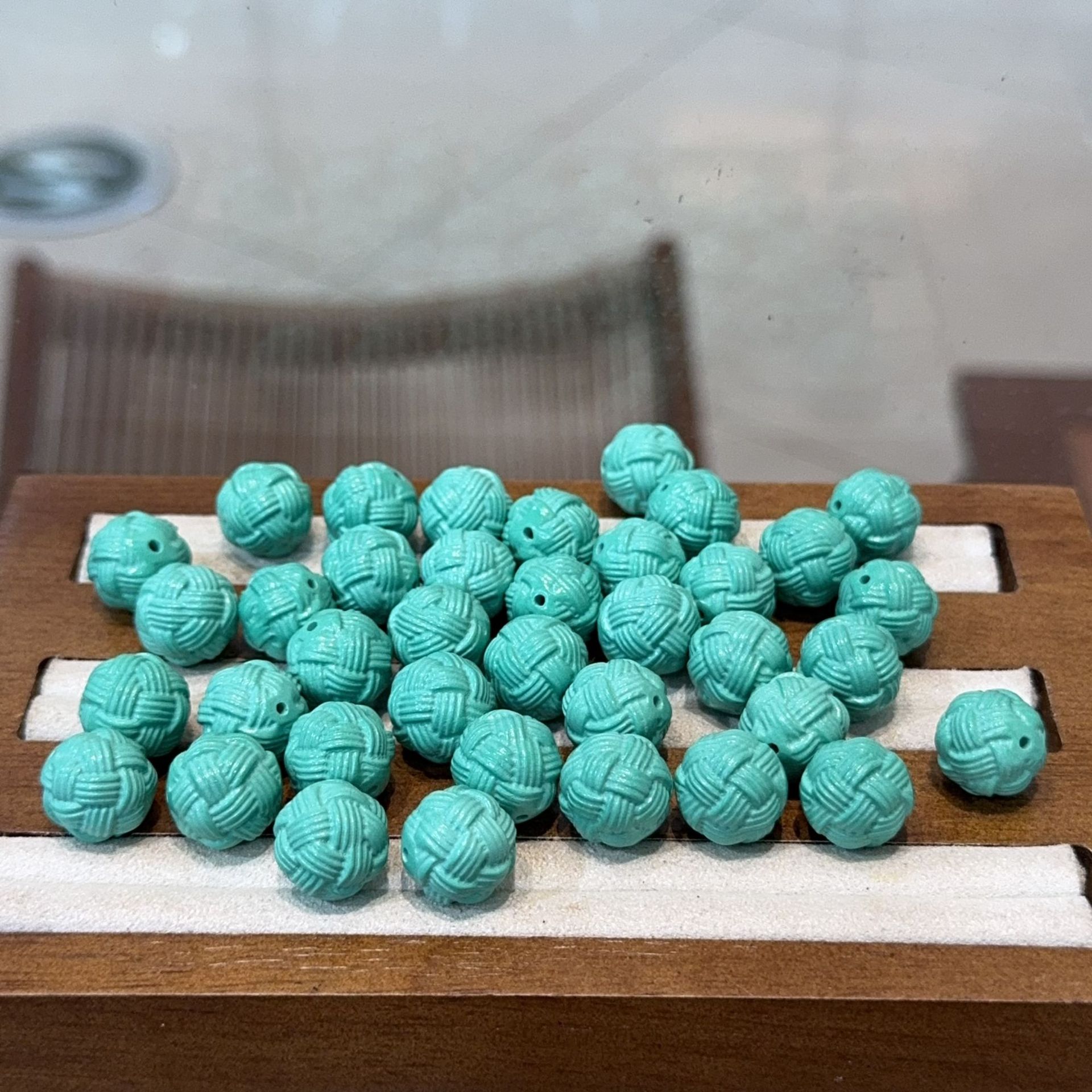Turquoise beads