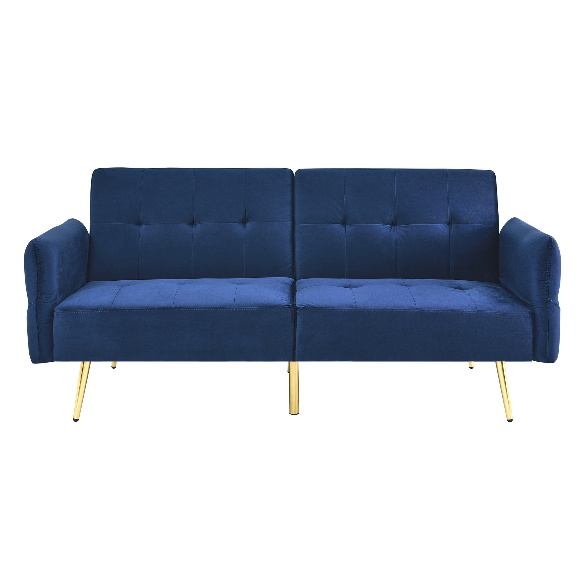 Sofá cama ajustable sofá cama plegable de tela de poliestireno moderno sofá cama cojín moderno sofá plegable - gris oscuro