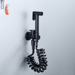 卓鼎  跨境全銅角閥帶噴槍單冷婦洗器套裝酒店工程衛生間沖馬桶