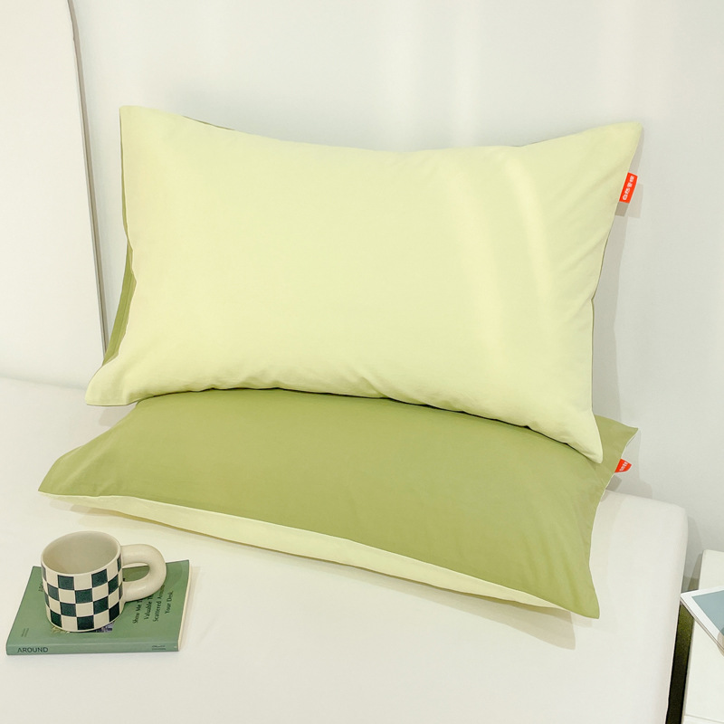 연한 노란색-과일 녹색