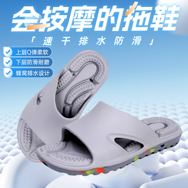 In-Stock New Eva Versatile Slippers for Men, Summer Bathroom Non-Slip Thick-Soled Outdoor Sandals, Men's Dropshipping In-Stock New Eva Versatile Slippers for Men, Summer Bathroom Non-Slip Thick-Soled Outdoor Sandals, Men's Dropshipping