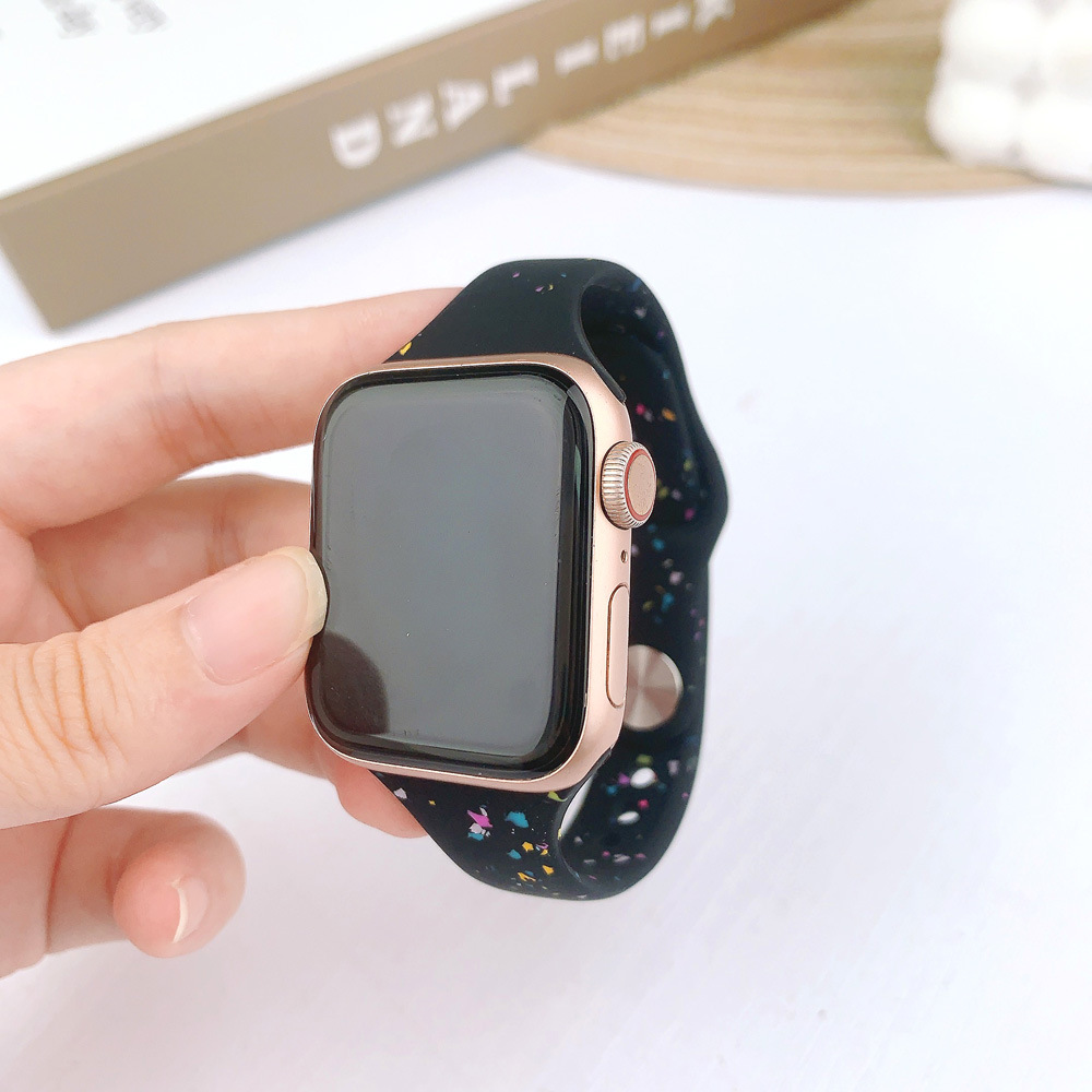 Para Apple Watch 789 generación T-Silicone brazalete iwatchSE deportivo reemplazable pulsera deportivo