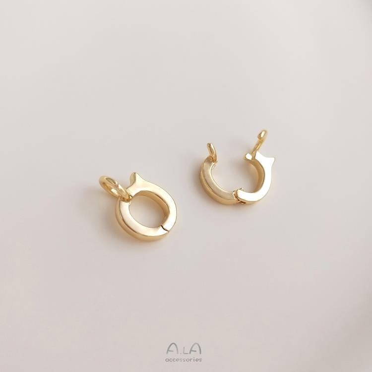 Alloy Material 1 Piece Alloy Solid Color Jewelry Buckle Jewelry Accessories