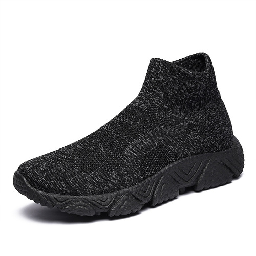 Padded High-Top Couple Casual Sports Shoes with Air-Weave Breathability, Non-Slip, Versatile and Easy-to-Wear Trendy Men's Shoes