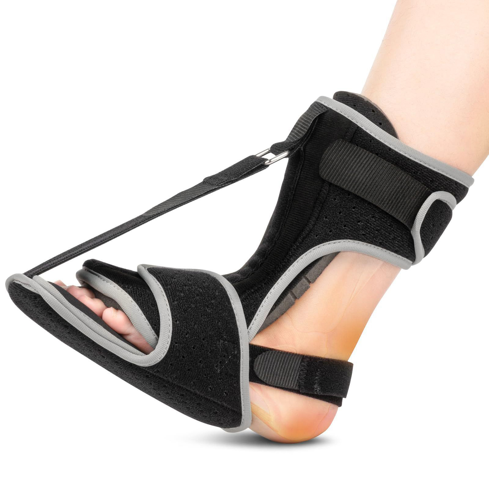 Ortopedia transfronteriza de pie caída pie pie soporte de pie tendinitis plantar soporte de fijación de férula nocturna especial para tendinitis plantar pie