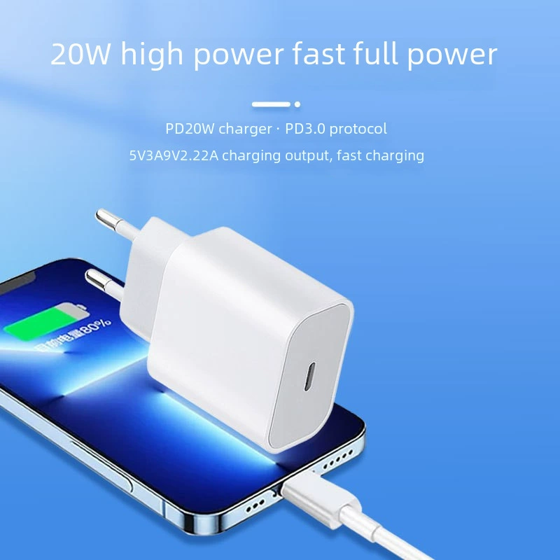 Поддержка Apple 15 быстрая зарядка PD20W зарядная головка 12-14 максимум быстрая зарядка Европейские нормы 30W USBOC
