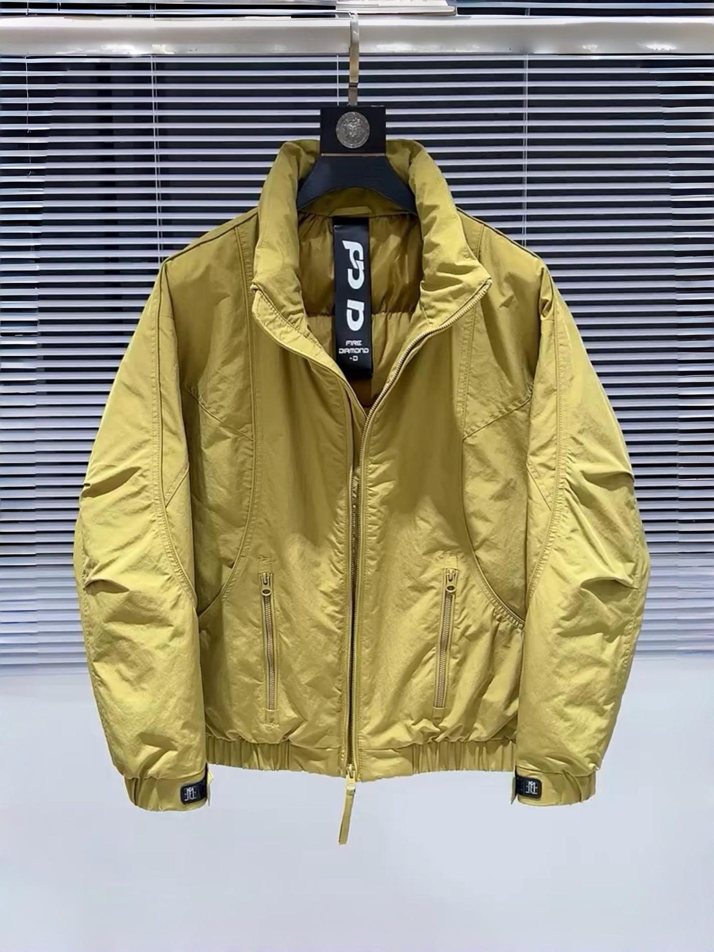 Demi-season fashionable warm down jacket