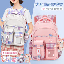 一件代发新款卡通跨境小学生书包厂家批发1-3-6韩版公主背包