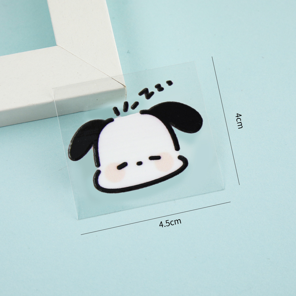 Caramelo color DIY pegatinas lentes de contacto caja portátil simple transparente doble caja compañero caja de alto valor de belleza pupila caja