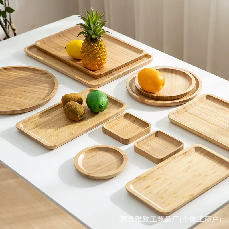 Трансграничный японский деревянный поднос для домашнего послеобеденного чая с закусками