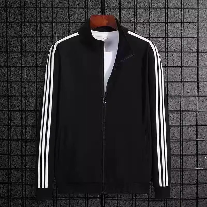 Foreign Trade Wholesale Cardigan Sweatshirts for Men and Women Three Stripes Casual Sportswear Loose Cheap Student Casual Running Jackets Foreign Trade Wholesale Cardigan Sweatshirts for Men and Women Three Stripes Casual Sportswear Loose Cheap Student Casual Running Jackets