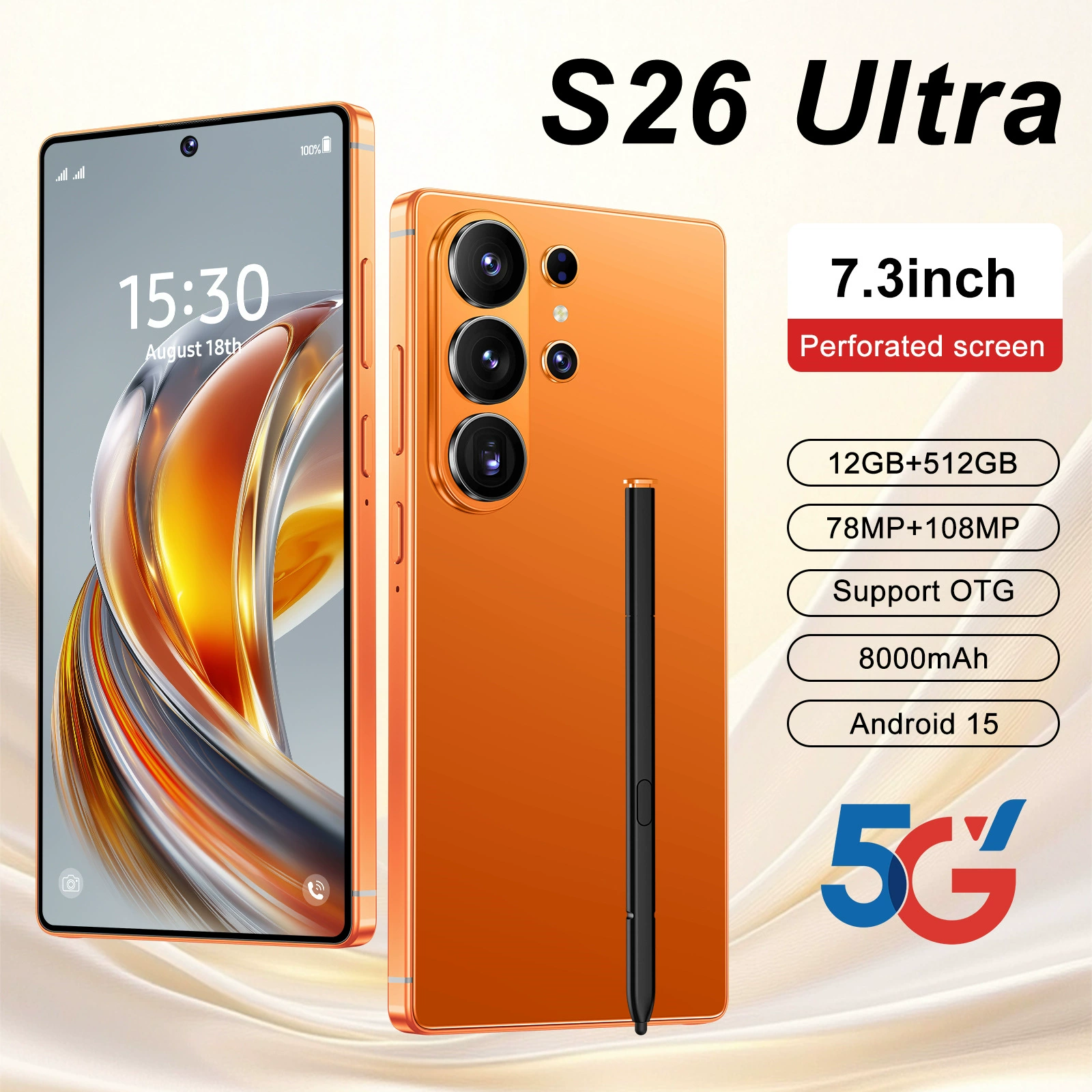 Смартфон Elite S25, 256G, 4G, широкоформатный экран 3″