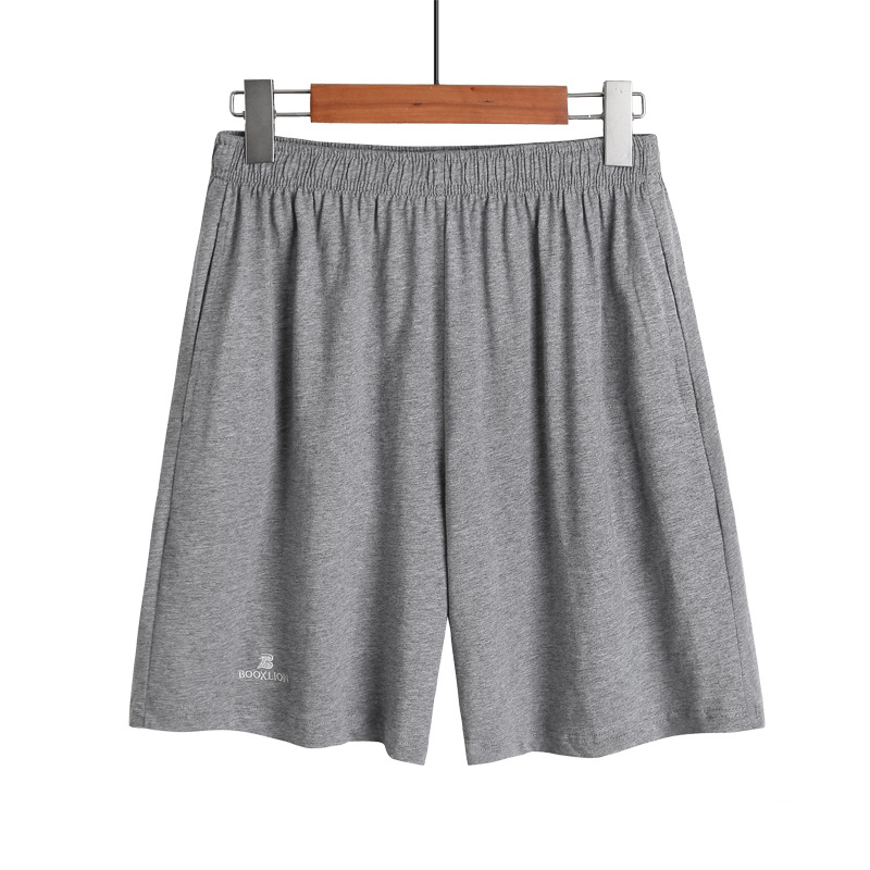 Middle-aged and Elderly Pure Cotton Loose Shorts Dad Men's Summer Pants Thin Sports Casual Pants Big Pants Five-point Pants