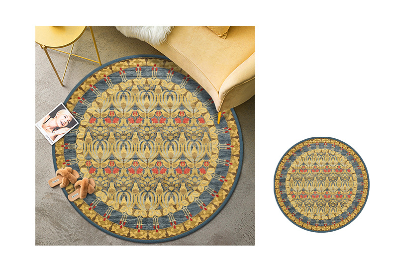 民族风地毯,圆形地毯,欧式复古地毯,地毯地垫