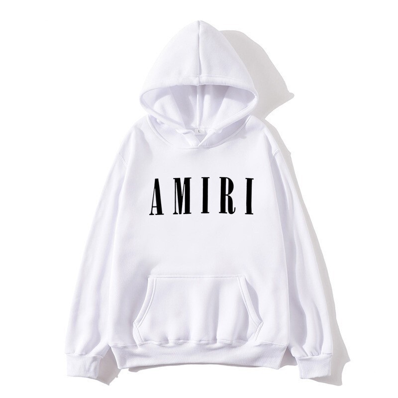Cross-border fleece sweater men's and women's Amiri printed hoodie loose fashion brand foreign trade AliExpress Amazon wholesale