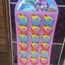 金稻谷超级飞侠送儿童创意彩虹卷尺糖一卷的酸甜果汁长条软糖零食