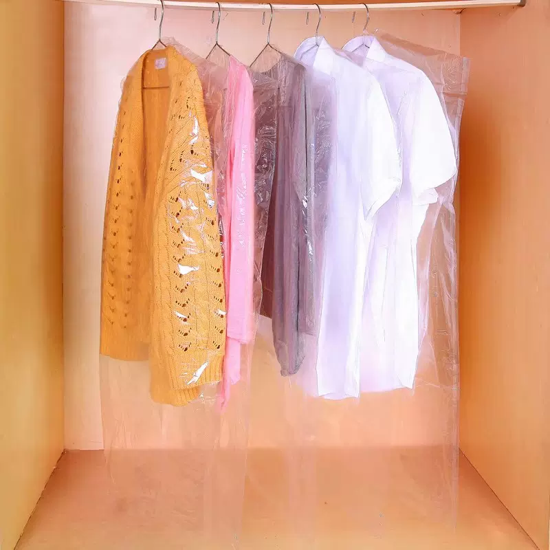 衣服防尘罩 大衣西装防尘袋 透明塑料防尘套 干洗店一次性挂衣袋