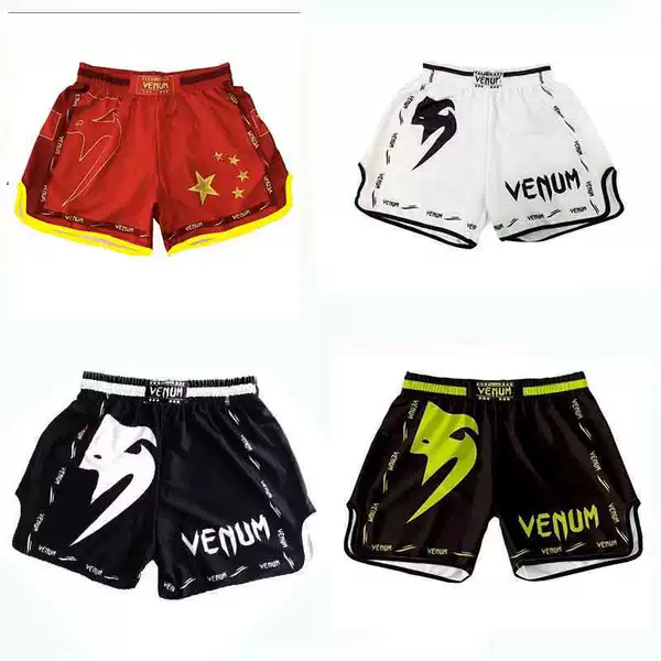 Muay Thai training shorts, UFC fighting, Sanda boxing, sports fitness printed shorts, MMA fighting shorts, in-stock wholesale