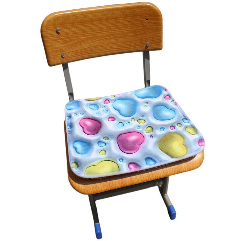 座布団座布団腰掛け椅子マット小学生自吸クッション通用自粘着式通気滑り止め座布団お尻マット|undefined