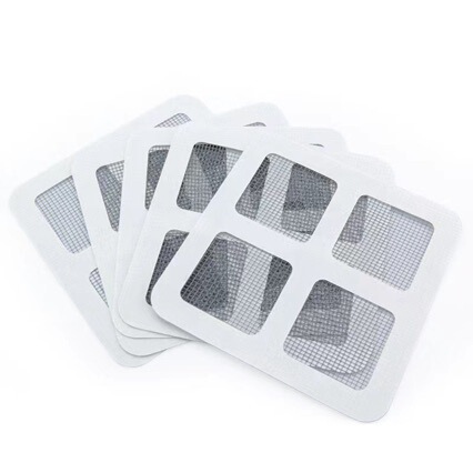 Bathroom Shower Drain Net, Adhesive Screen for Bathroom Drain, Hair Filter, Insect-Proof, Odor-Proof Drain Net