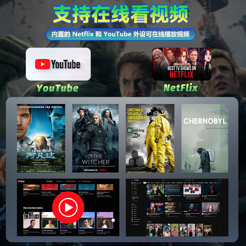 Cross -border car carplay box wired turning wireless navigation adapter AndroidAuto closed system
