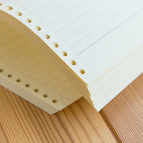 Thickened expandable binder notebook refill paper lined grid blank English core lined