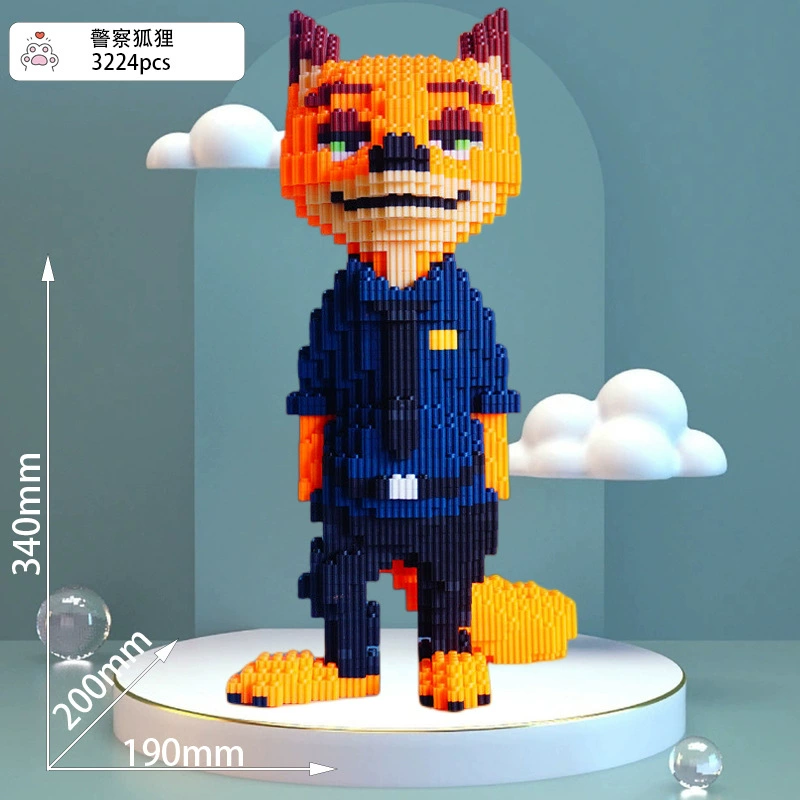 Constructor 潮乐森, игрушка, головоломка, лиса, подарок на день рождения