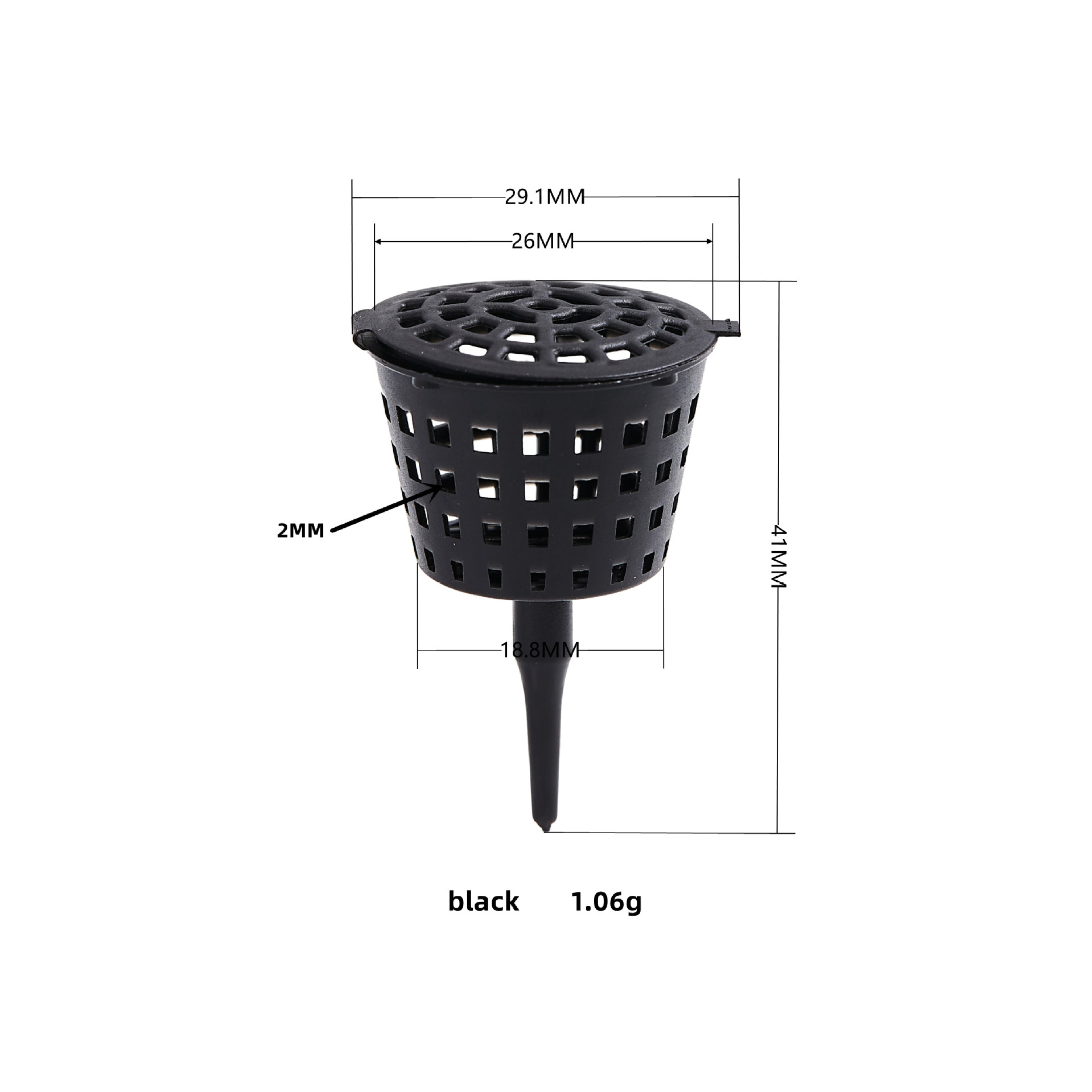 Description Picture 4 of item50Pcs Plastic Garden Bonsai Fertilizer Tool Basket Box Case Plant Portable With Lid Nursery Pots Plant Soil Care tools