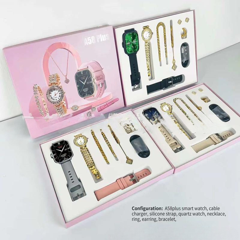 A58 plus máquina universal pulsera inteligente pantalla a color reloj deportivo Bluetooth para hombres y mujeres reloj inteligente multifuncional con conteo de pasos