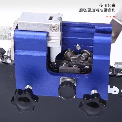 Handheld Chain Sharpening Machine, Portable Home Electric Chain Saw Oil Saw Grinding Machine Accessory Grinding Head File Woodworking Felling Teeth Tool