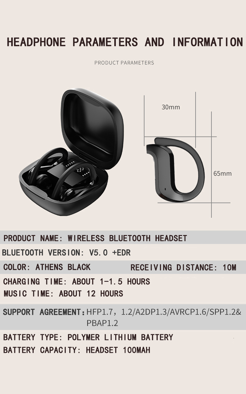 Wireless Sports Bluetooth Earphones