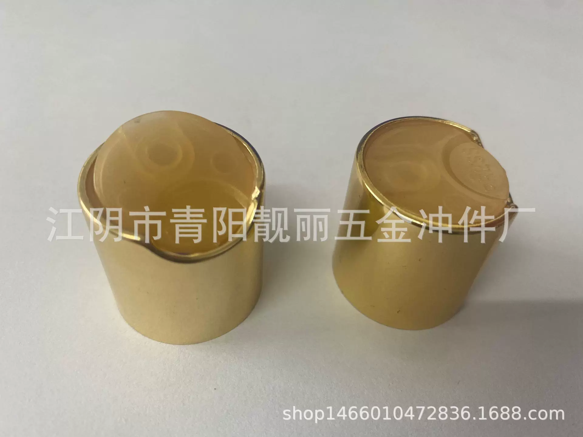 24牙金色千秋盖，18牙千秋盖  ，按压盖板  塑料瓶缺口盖