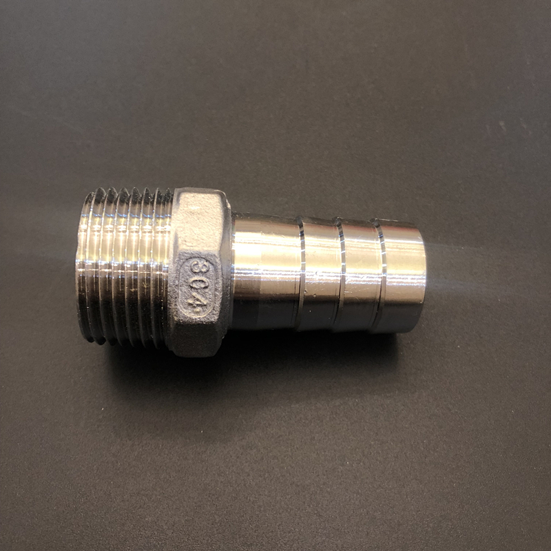 304 acero inoxidable alambre exterior junta torre junta de diámetro reducido manguera tubo de piel alambre exterior junta hexagonal piel enchufe de bambú gas solar 4