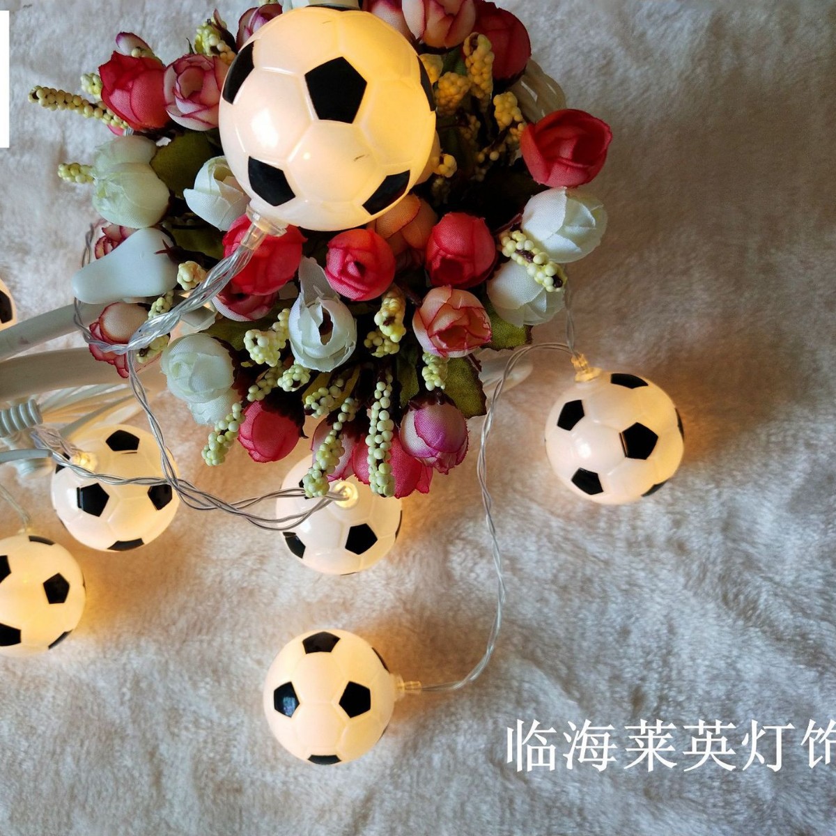 Fábrica directa led luces de cadena de fútbol Copa del Mundo tema bar KTV creativo luces decorativas