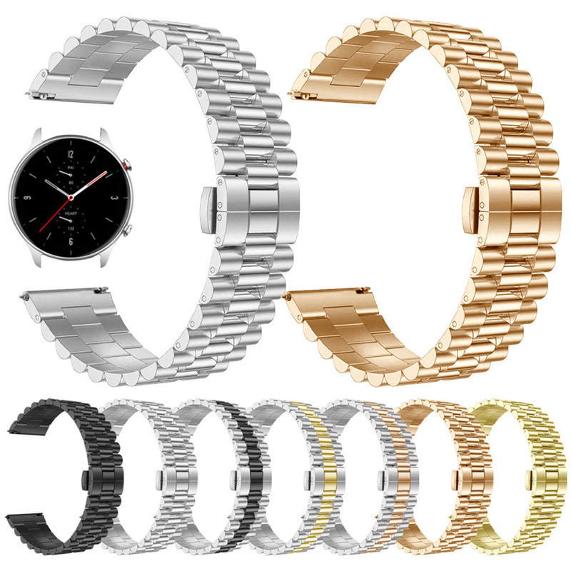 For Samsung Galaxy Watch Active 2 (44mm 40mm) smart Watch stainless steel strap