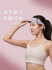Sports headband for women men, sweat absorbent running headband, new breathable fitness yoga head towel, sweat control headband, hair tie