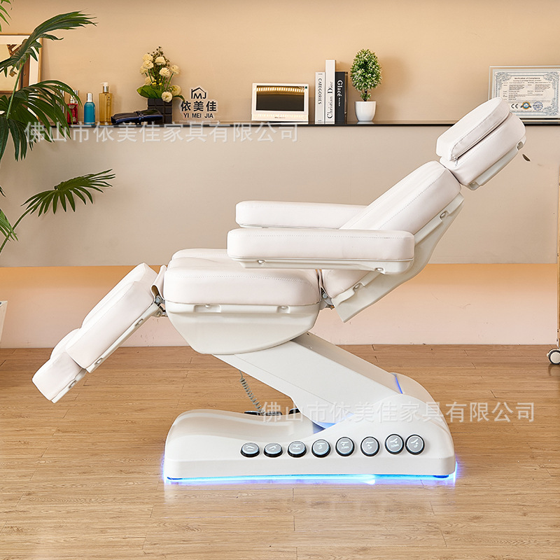 Cama de belleza inteligente, cama especial para salón de belleza, cama de belleza de pestañas, cama de masaje de elevación y tatuaje, cama de fisioterapia de masaje de micro acabado