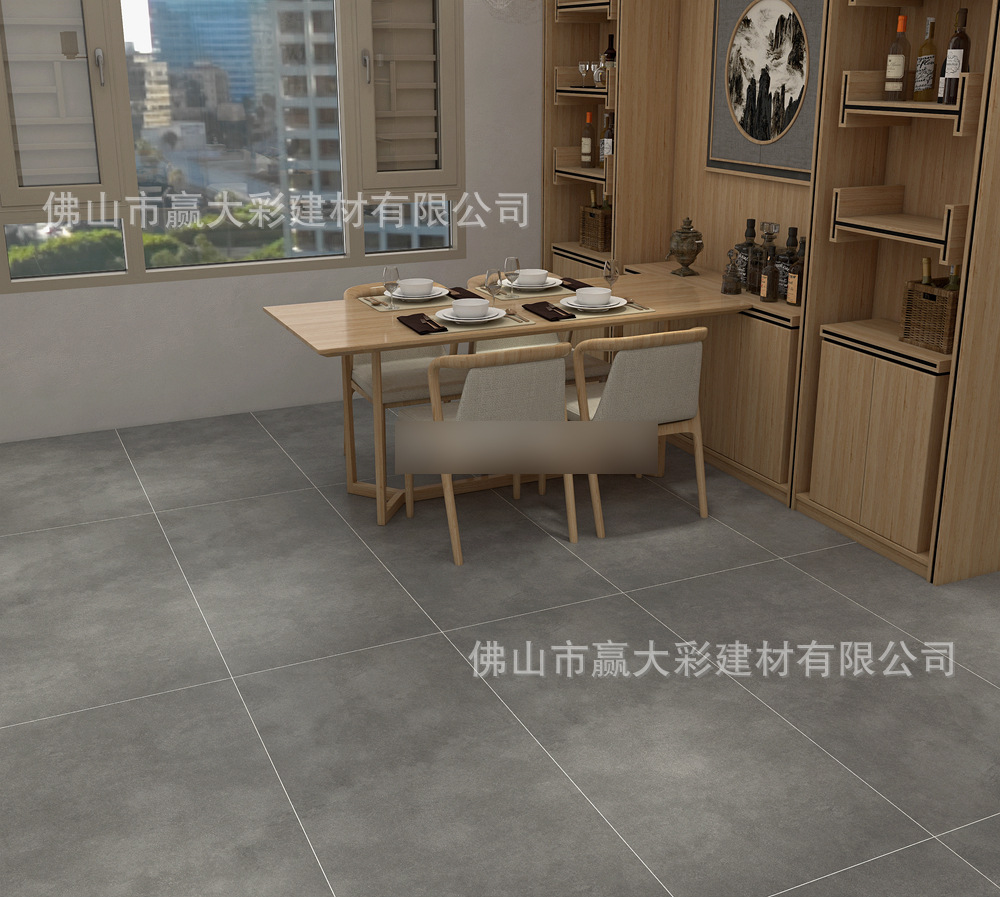600X1200灰色哑光瓷砖酒店客厅防滑地砖连锁店商场微水泥仿古砖-阿里巴巴