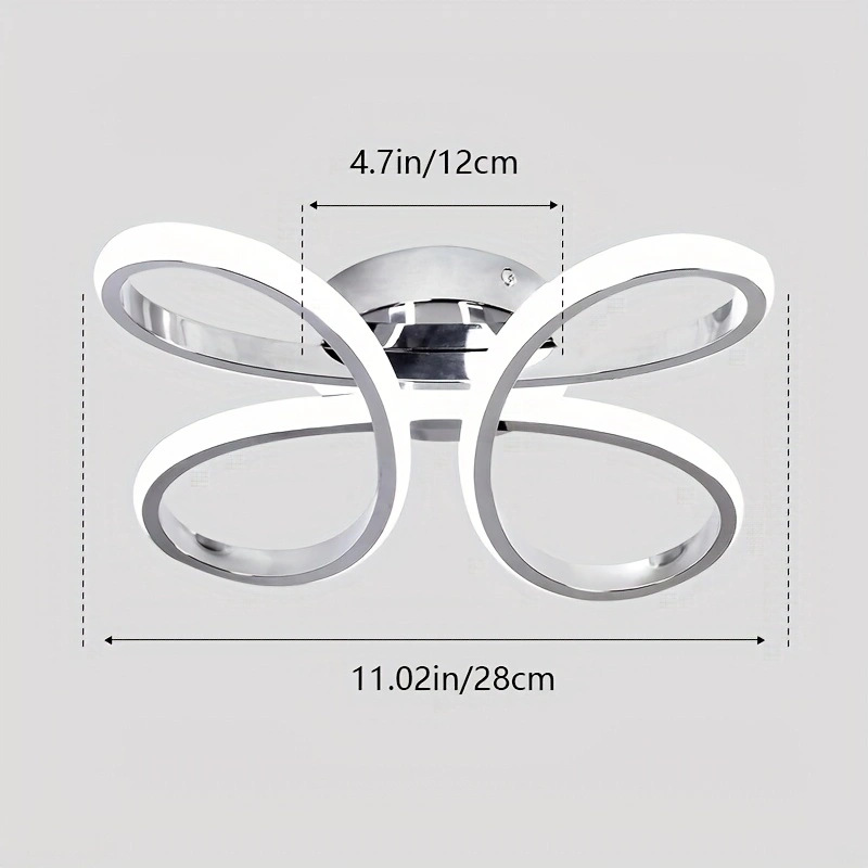 Transfronterizo Amazonas sala de estar lámpara de techo dormitorio lámpara de pasillo LED luz de atmósfera moderna simple lámpara Zhongshan al por mayor image 10