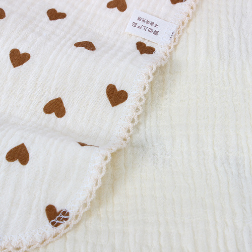 Gauze children's towel baby saliva towel square towel baby face wash triangle triangle towel newborn small square towel