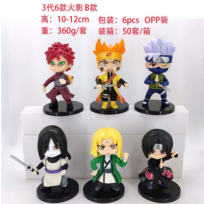 Naruto Naruto Q версия серия самодельные куклы Сасуке Наруто Я люблю Ло Илк кукла модель оптовая