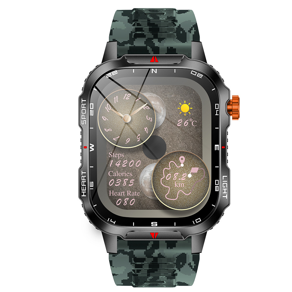 Smart Watch With Bluetooth Calling Heart Rate & Activity Tracker_voghion.com
