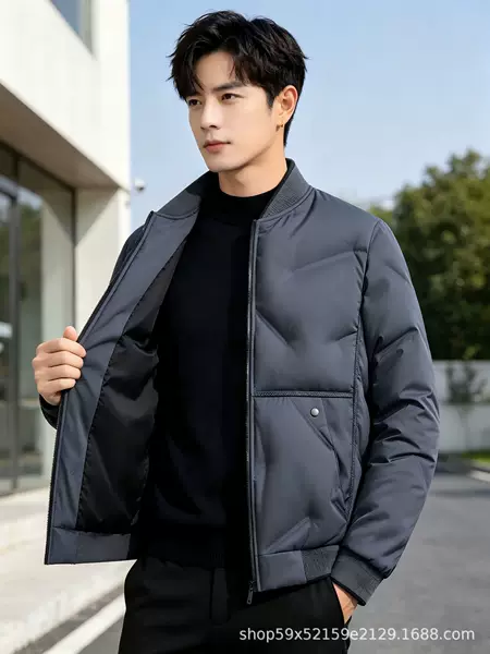New Winter Trendy Fashion Unisex Outdoor Baseball Collar Jacket Warm Cotton Coat 2211