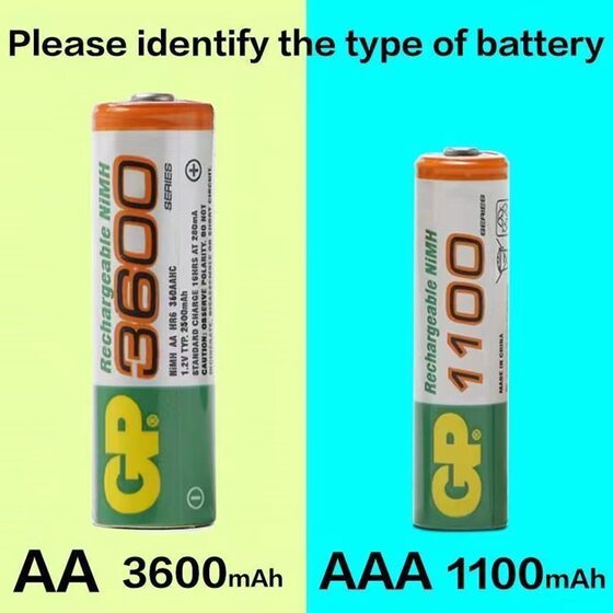 GP Rechargeable Battery Super KTV Radio Mai Toy Alarm Clock Recycling Ni-MH No.5 No.7 Battery