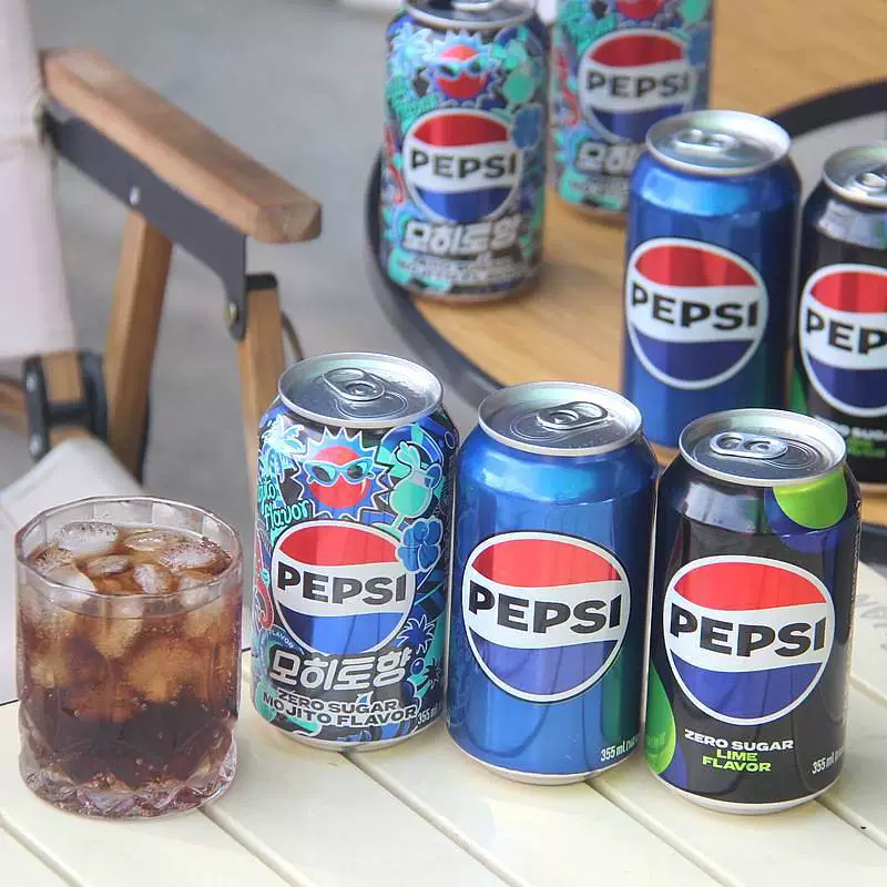 Южная Корея импортирует газированные напитки PEPSI Pepsi летом, чтобы утолить жажду