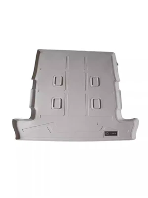 Lexus Floor Mats and Trunk | Universal Foot Pad - lx570-no-hole-beige-tpv-matte-thickened-trunk-mat